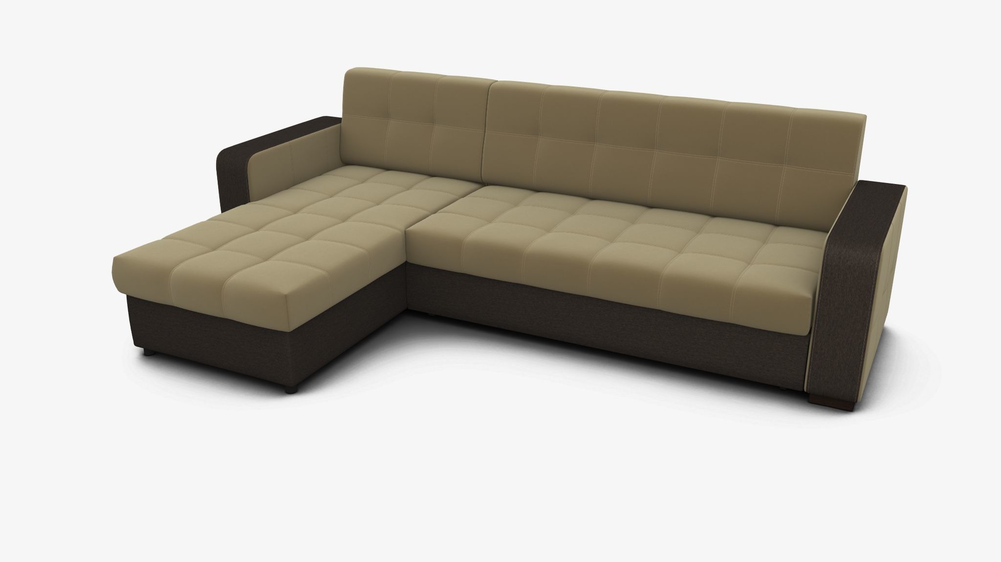 

Угловой диван Окленд с отоманкой левый