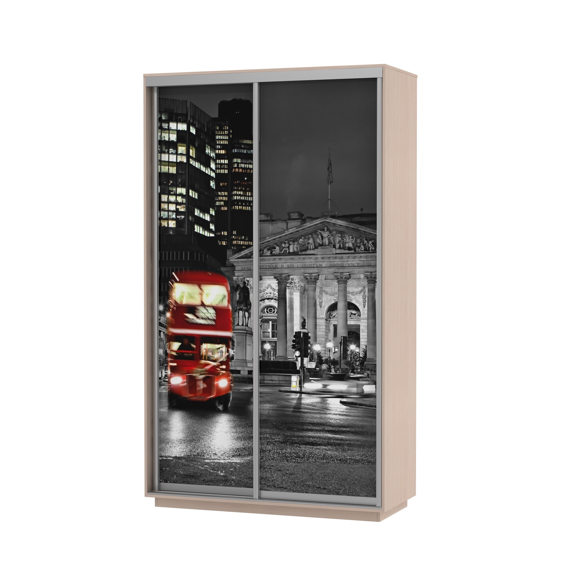 ночной город шкаф купе