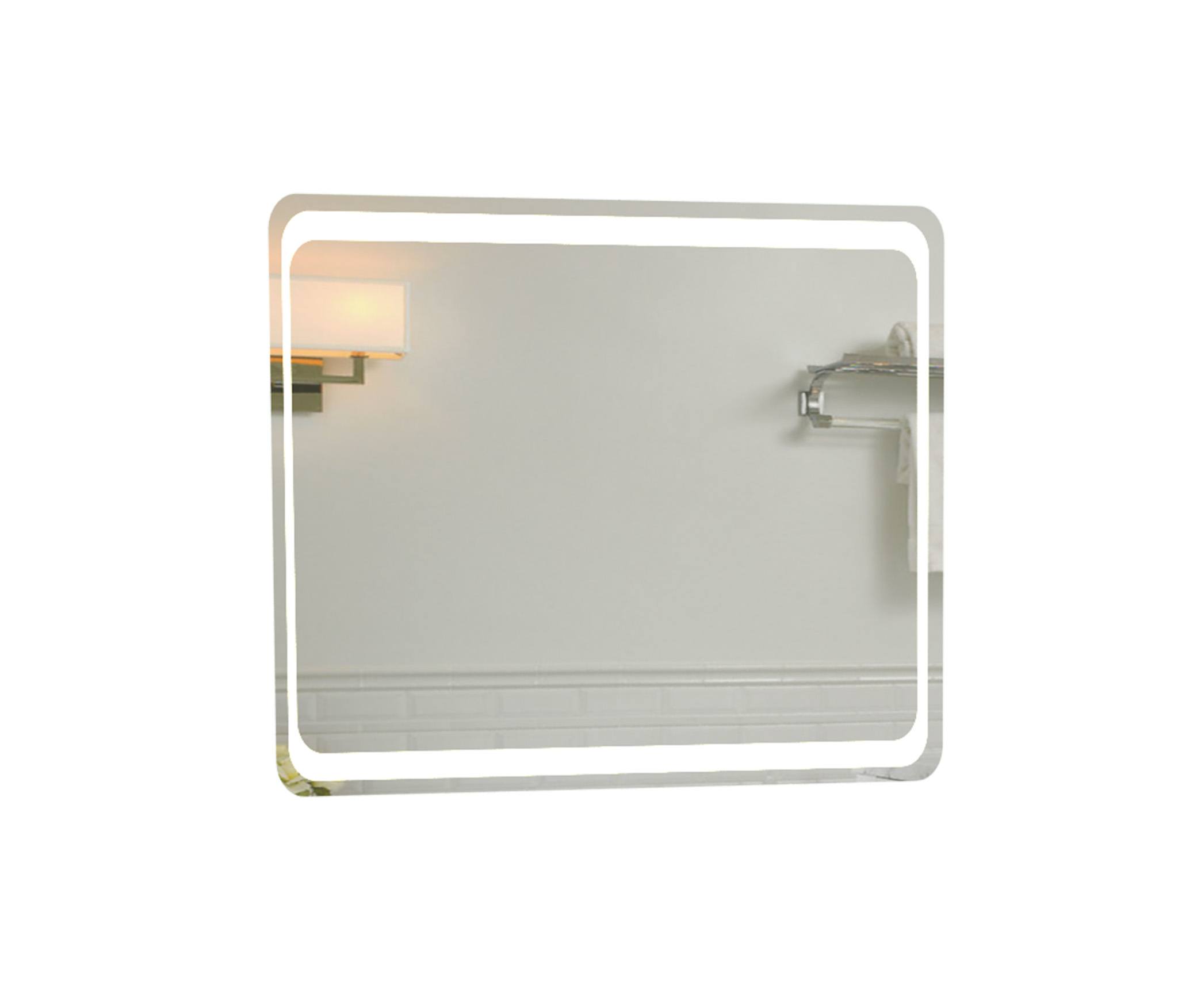 Зеркало для ванной Marka One Eco 80 фото