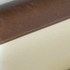 Коричневый металлик/белый
