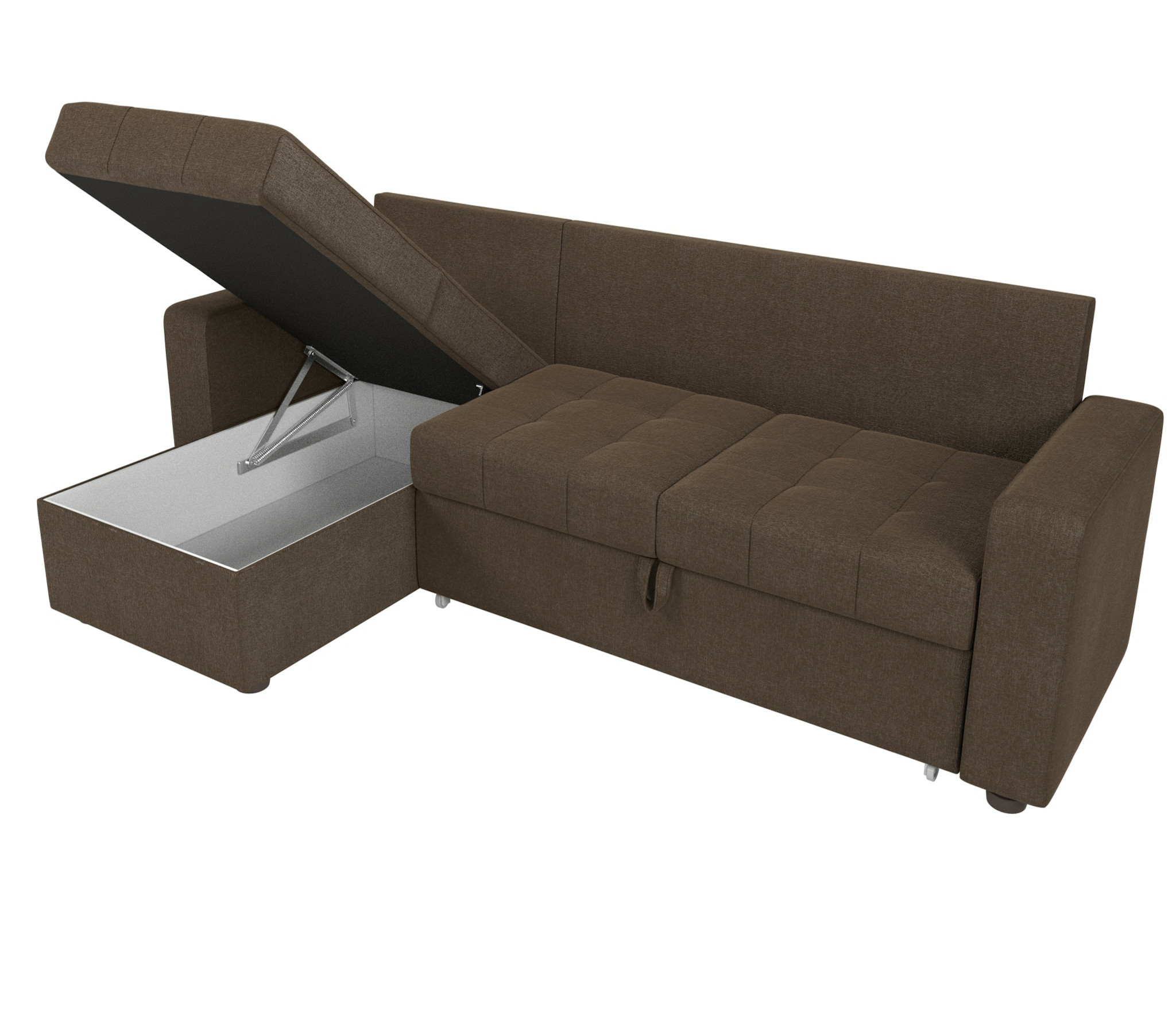 Диван Угловой Из Экокожи Коричневый Купить