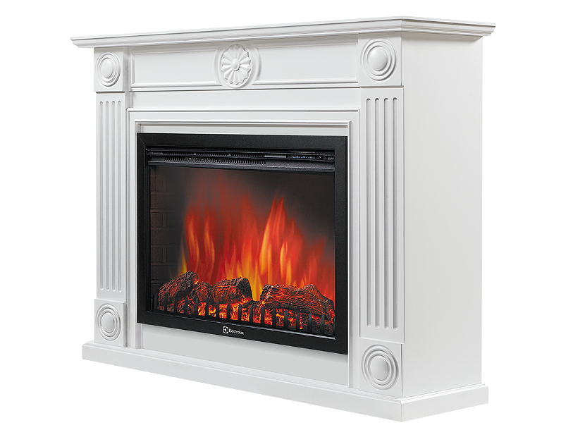 

Камин электрический Electrolux EFP/P-3020LS с Порталом Frame 30 белый
