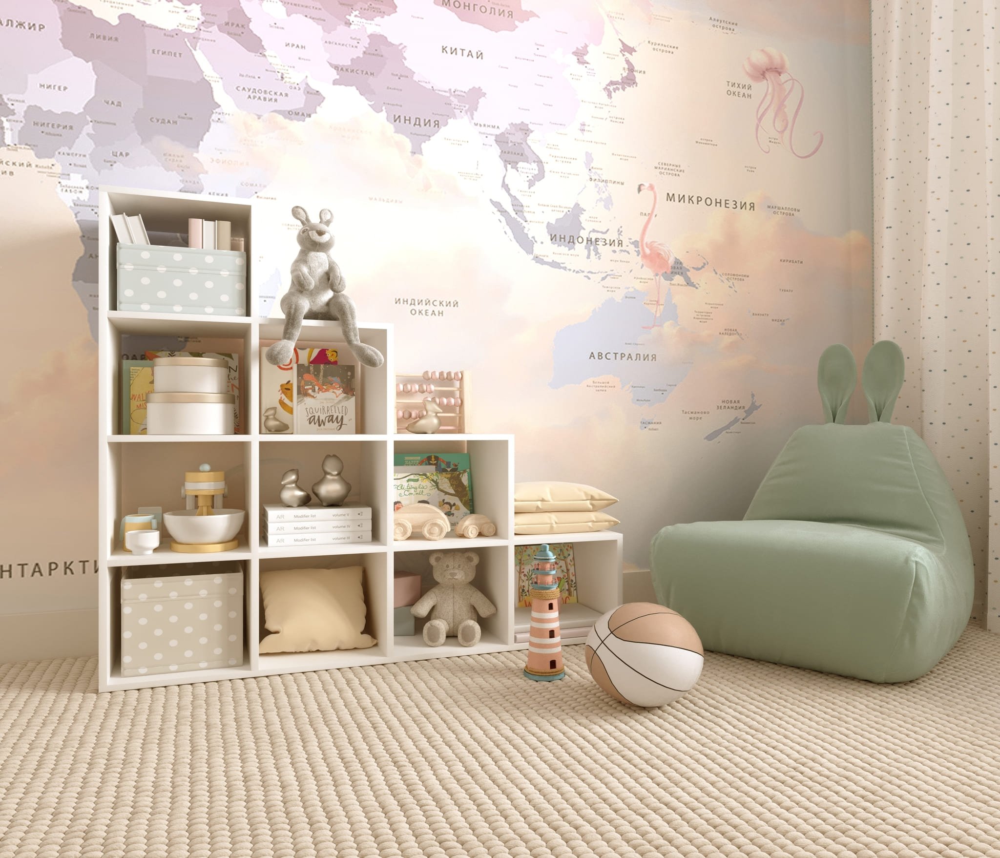 детские стеллажи в наличии