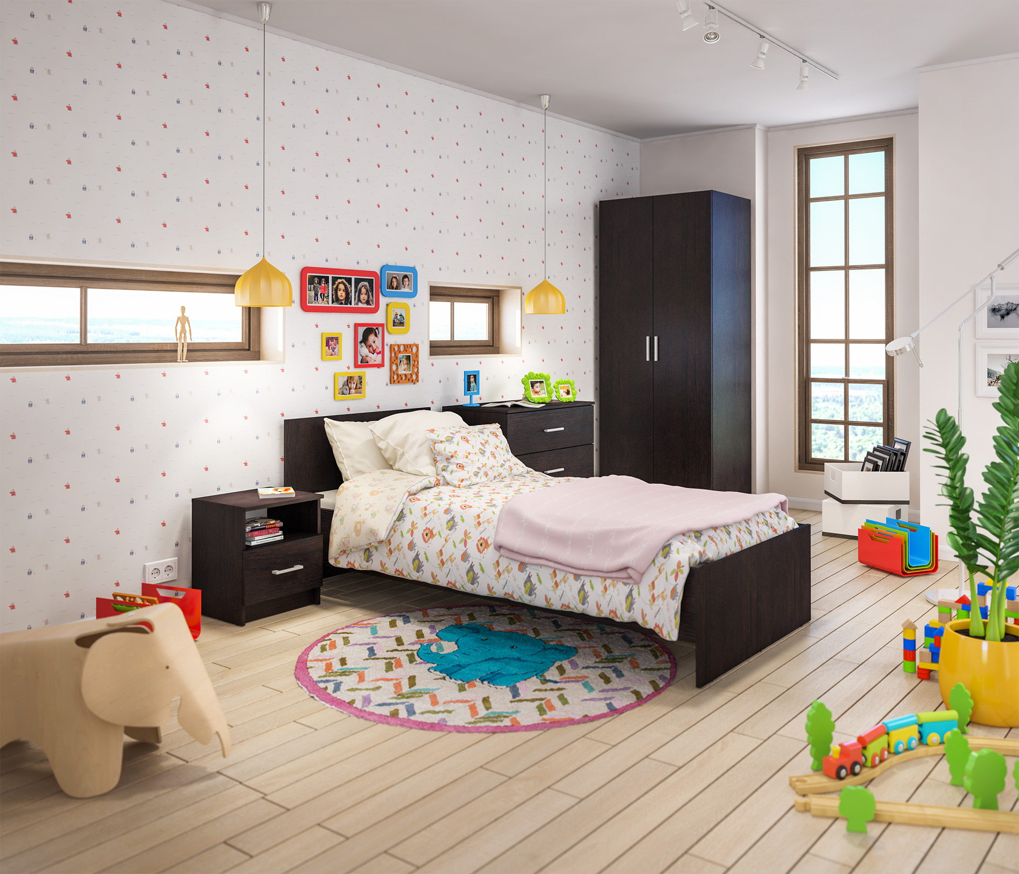 Терра детская Венге-комплект 2