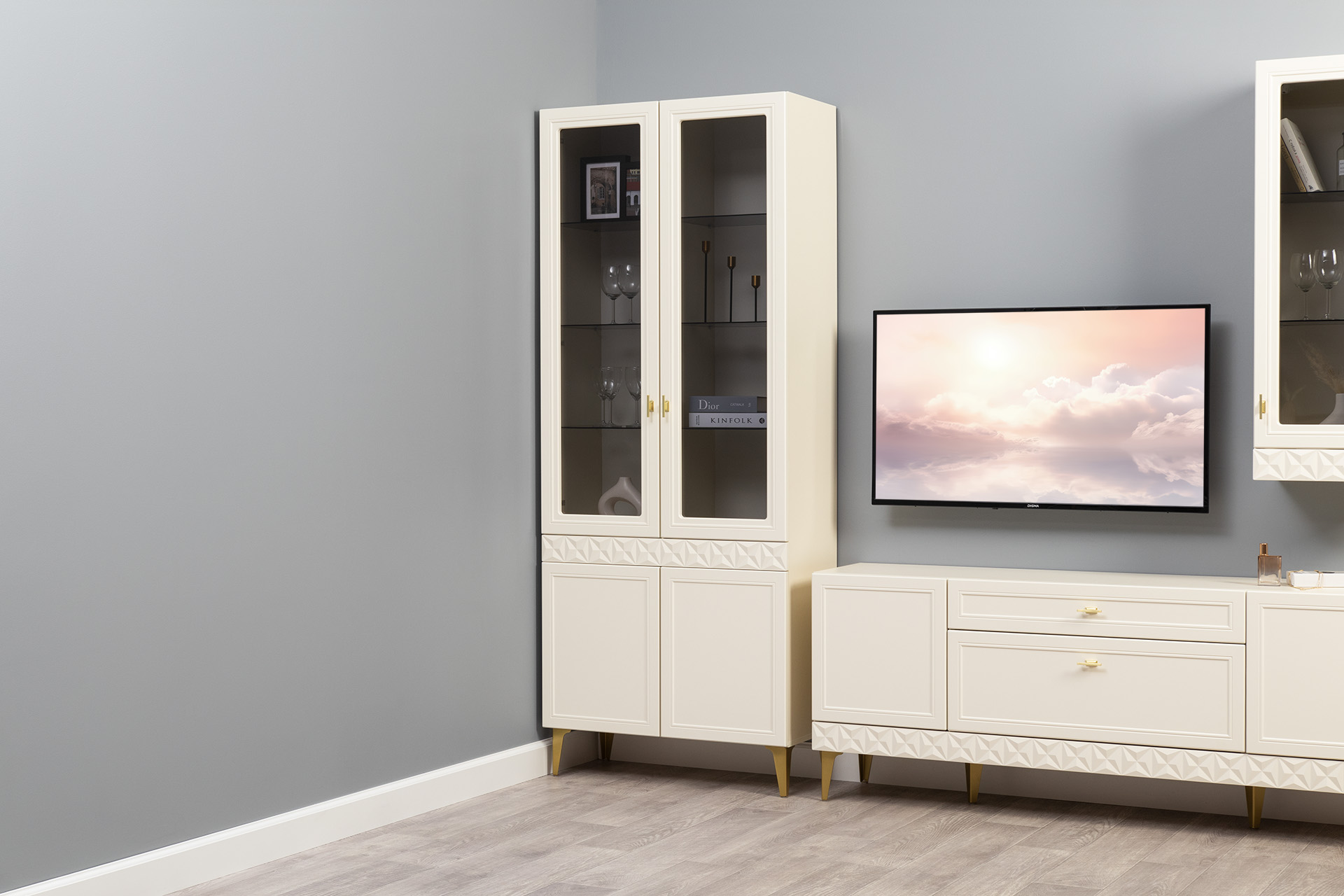 Шкаф витрина Марион 1639702 23090₽