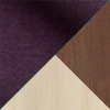 Бодега светлый/Орех донской/Фиолетовый