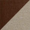 Рогожка Коричневая/Бежевая