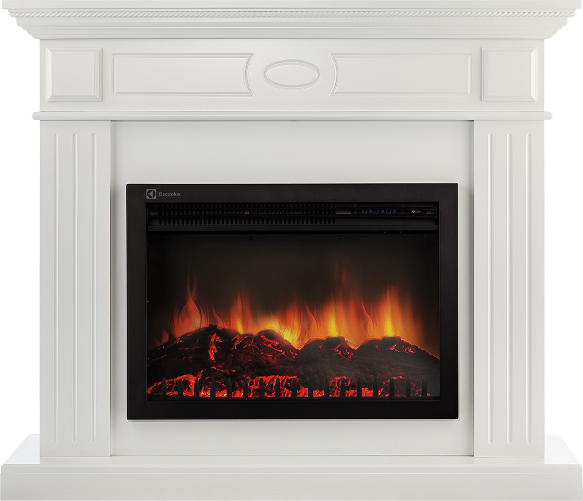 

Камин Electrolux EFP/P-3020LS с порталом Bianco 30 белый