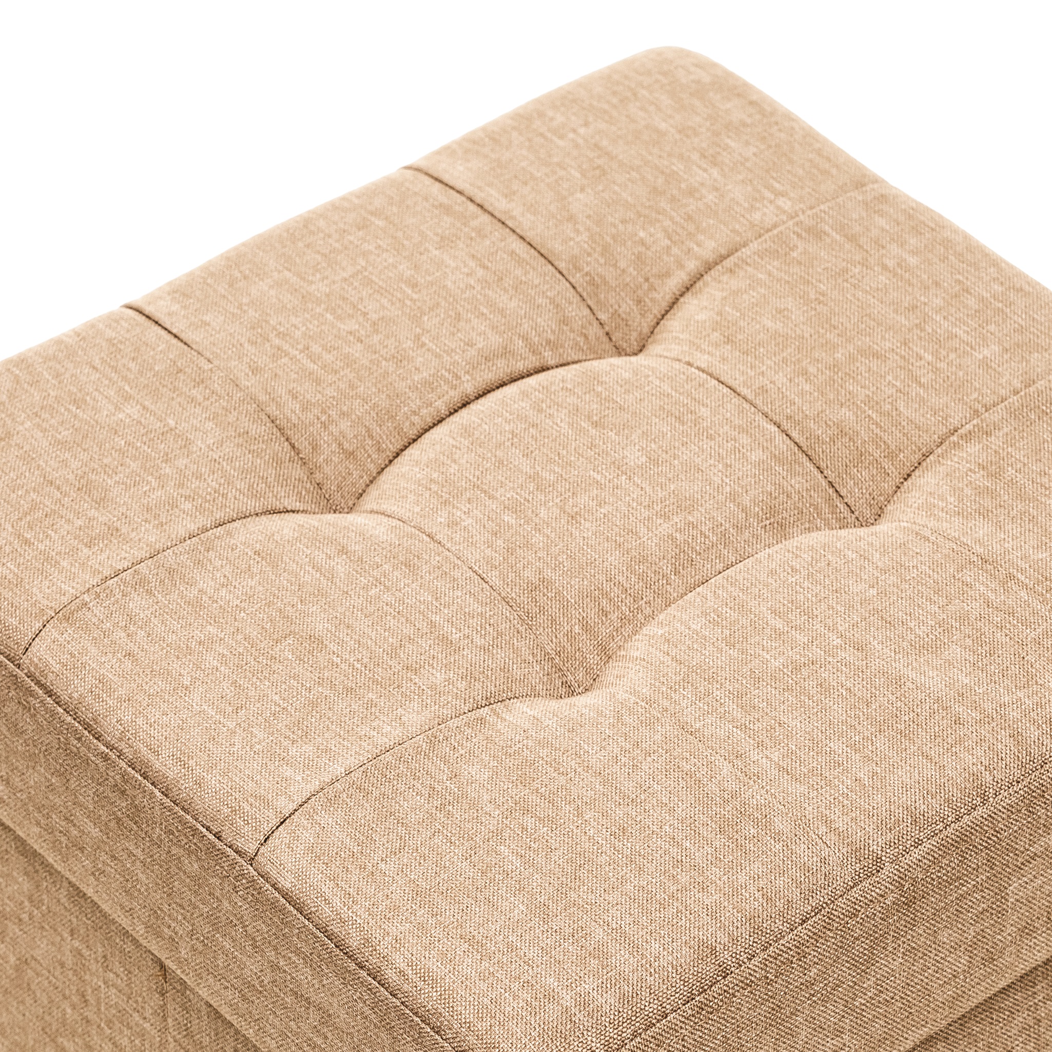 Пуф Leset Плуто складной с крышкой, лен