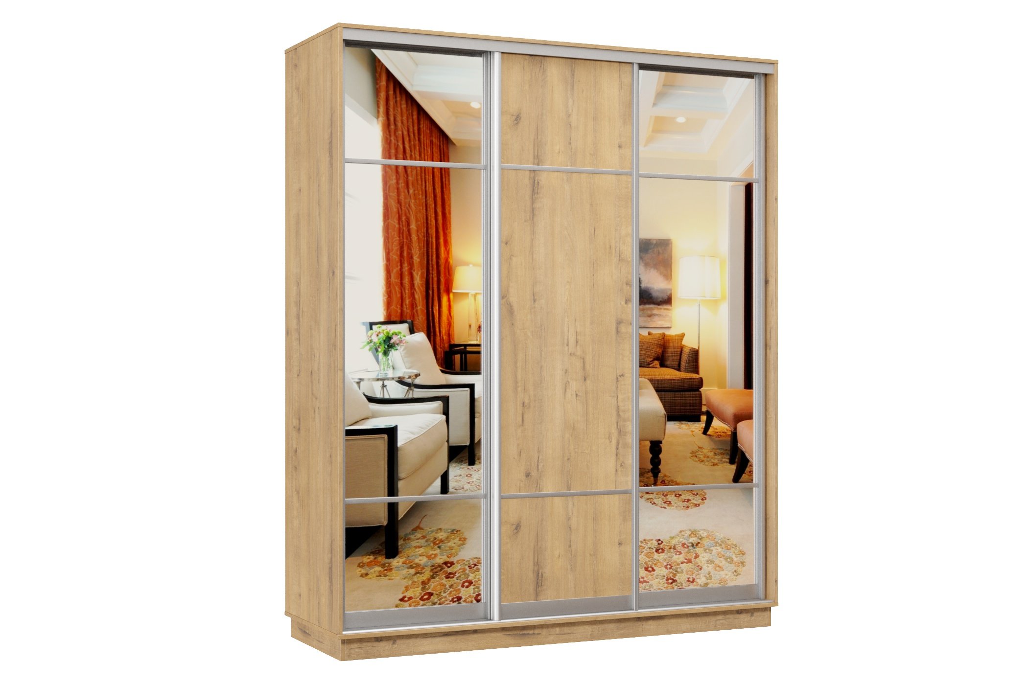 угловой шкаф купе маршал лайт