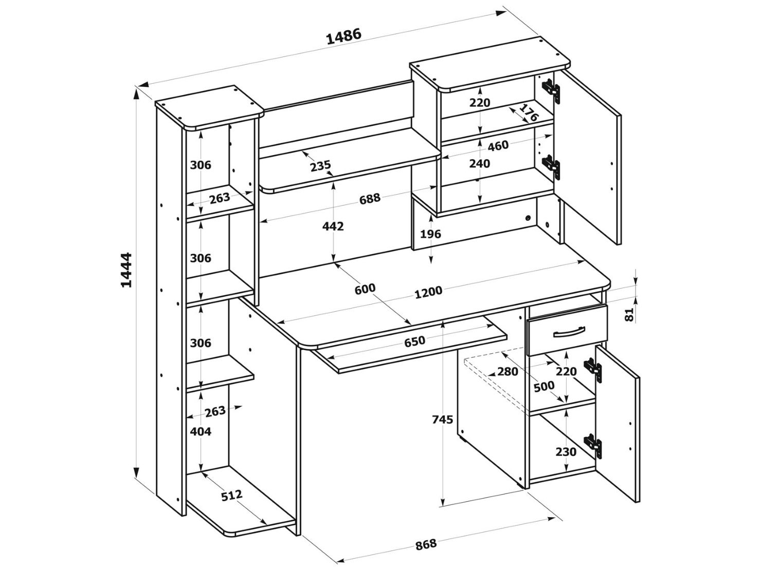 Купить Стол Компьютерный Кст 11.1
