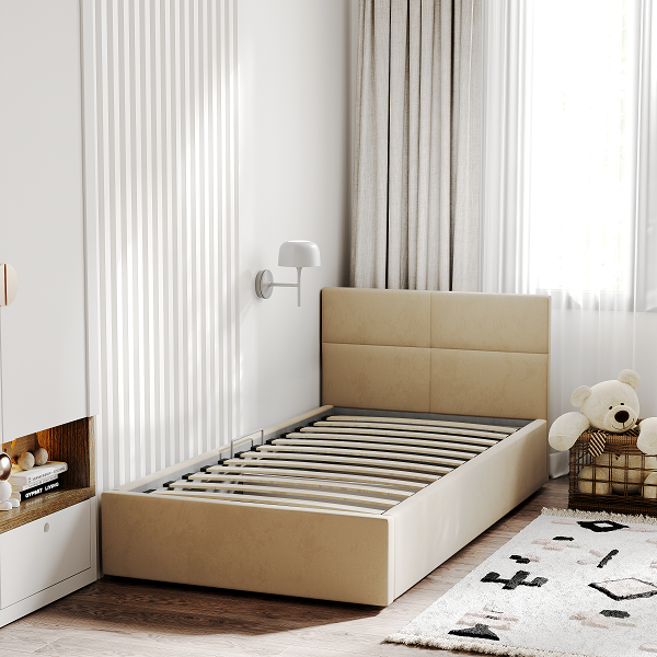 Кровати с мягким изголовьем, Кровать односпальная Меркурий-5 90*200