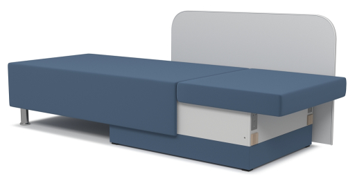 Кушетка Леон Lux, универсальный,  велюр