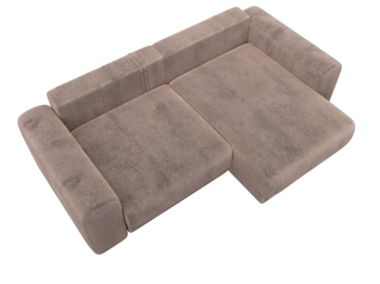 Диван угловой Лига-056 НПБ угол универсальный, велюр TOWER