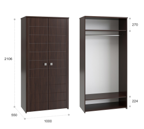 Шкаф для одежды Изабель ИЗ-61К