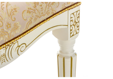 Банкетка Беттино (патина золото / бежевый)