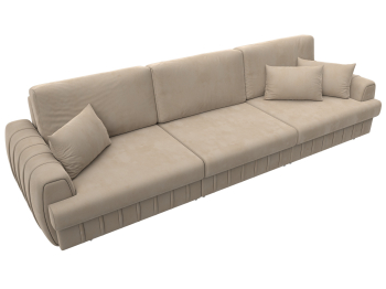 Диван прямой Лига-057 НПБ Лонг, велюр SEVEN