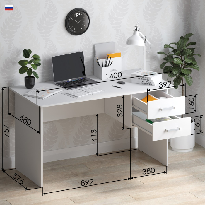 Прямые, Стол письменный Джаз СП3