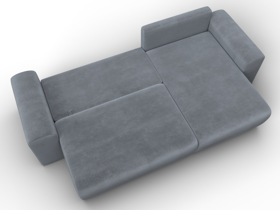 Диваны угловые в гостиную, Диван угловой Лига-099 угол универсальный, велюр TOWER