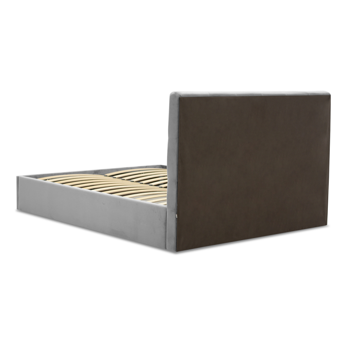 Мягкая кровать, Двуспальная кровать БЕЛЛИНИ 180х200, с подъемным механизмом, велюр