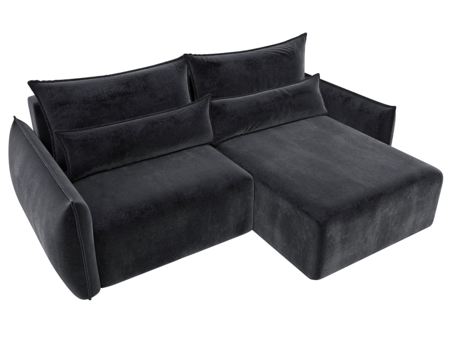 Диваны угловые в гостиную, Диван угловой Лига-051 НПБ угол универсальный, велюр TOWER