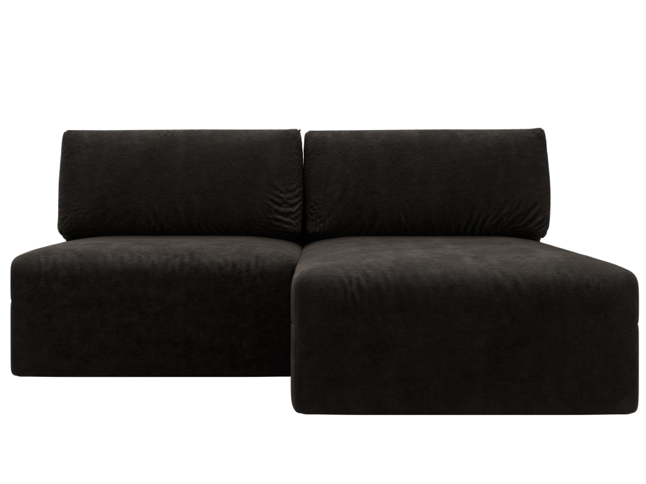 Диваны угловые в гостиную, Диван угловой модульный Лига-060 НПБ угол универсальный, велюр BRUT