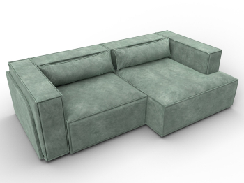 Диван угловой Лига-061 угол правый, велюр BRUT