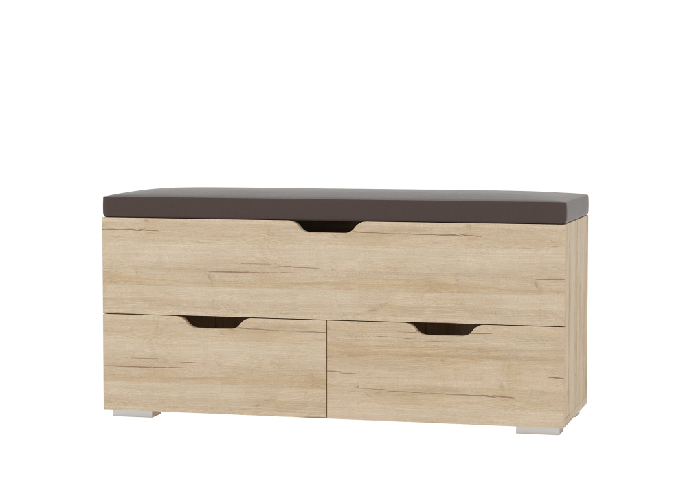 Тумба в прихожую с мягким сиденьем, Диван ФЛИНТ