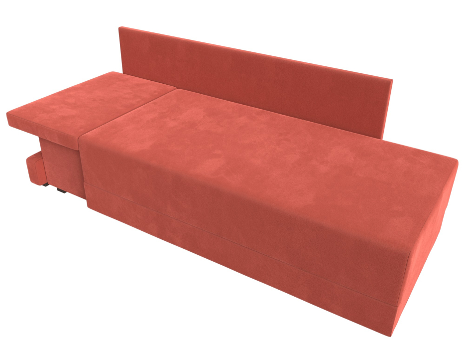 Кушетка диван, Кушетка Никас левая, микровельвет