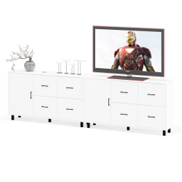 Два комода-тумбы с выдвижными ящиками и дверками РВК 125-1504