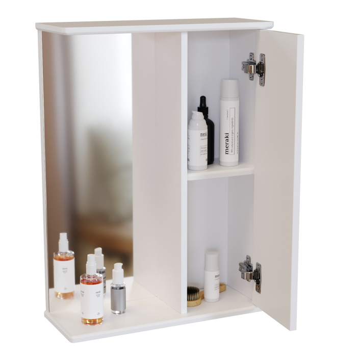 Стеллажи и полки, Шкаф навесной НОРД-55 правый без подсветки (ПВХ)