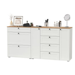 Тумба для обуви и комод четыре ящика Остин