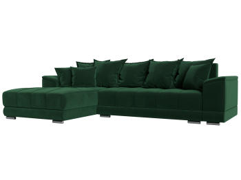 Угловой диван НордСтар левый угол, велюр