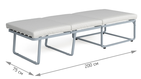 Пуф-кровать Клио бежевый