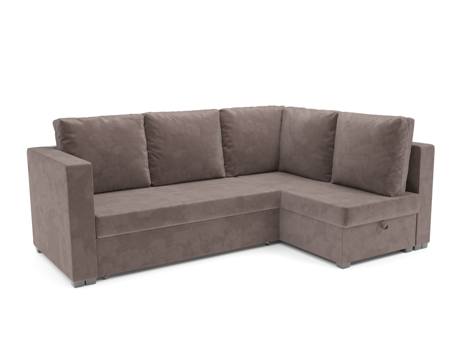 Диваны угловые в гостиную, Диван угловой Мансберг (Велюр)