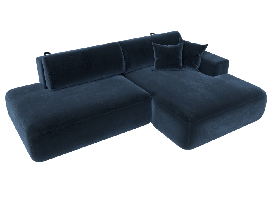 Диваны угловые в гостиную, Диван угловой Лига-036 НПБ Модерн правый угол, велюр TOWER