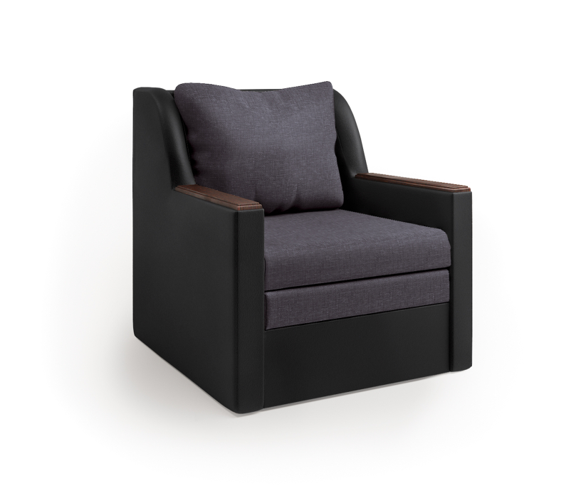 Кресла-кровати, Кресло-кровать Соло, экокожа/ рогожка