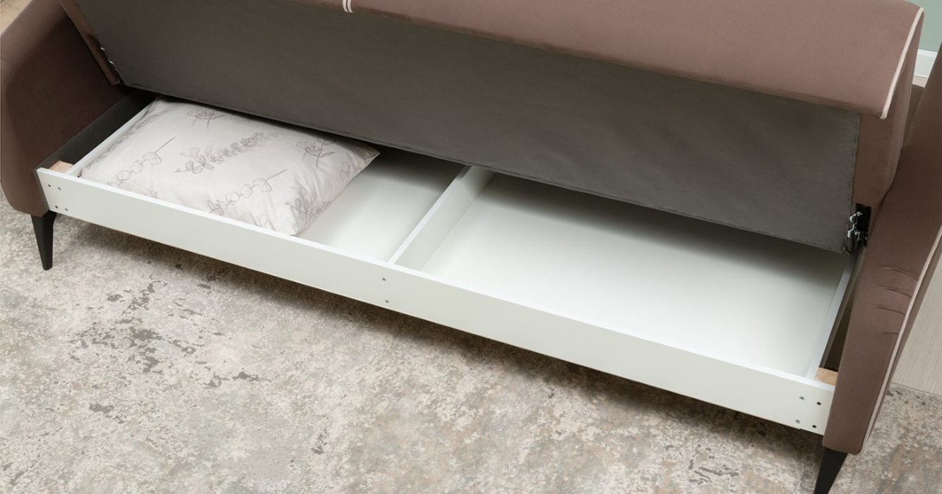 Диваны с ящиком для белья, Диван-кровать Ноэль