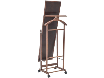 Вешалка костюмная с зеркалом на колесах Мебелик В 24Н