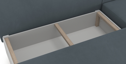 Угловой диван Каир Lux, велюр, правый