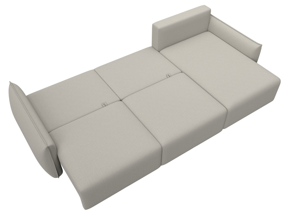 Диваны угловые в гостиную, Диван угловой Лига-051 НПБ Лонг угол универсальный, рогожка Амур