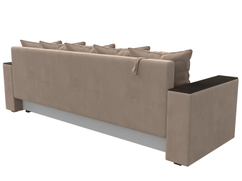 Диван прямой Дубай Лайт полки справа, велюр