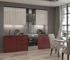 Кухонные гарнитуры, Кухня прямая Ревилья  02