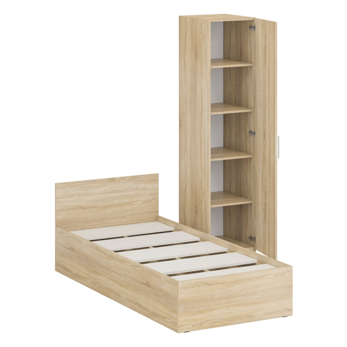 Спальные гарнитуры, Кровать односпальная 900 с пеналом Стандарт