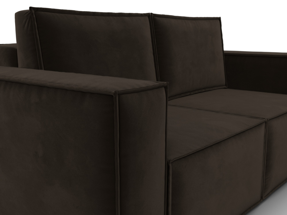 Диваны кровати со спальным местом, Диван прямой Куба мини, микровельвет