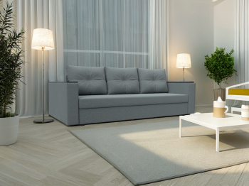 Диван прямой Атланта без стола, рогожка Амур