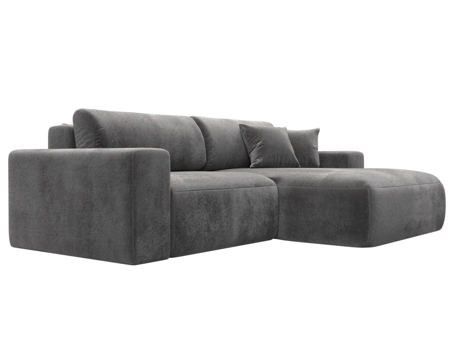 Диваны угловые в гостиную, Диван угловой Лига-036 НПБ Классик правый угол, велюр TOWER 