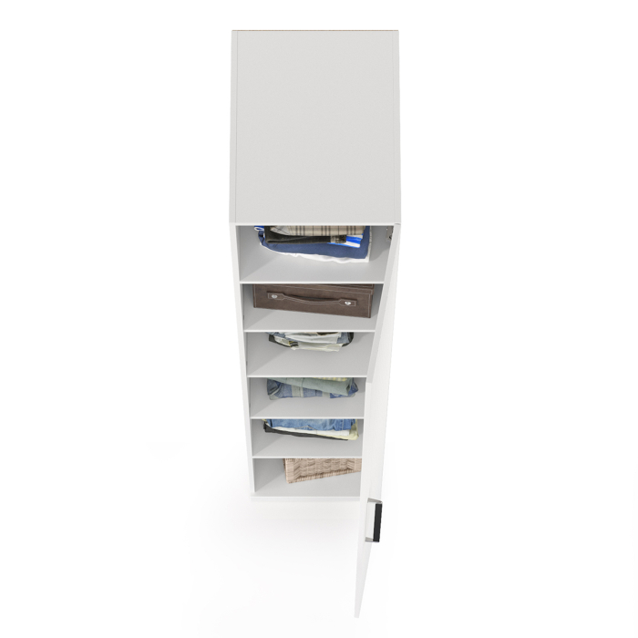 Шкафы одностворчатые, Шкаф-пенал Валенсия 13.207