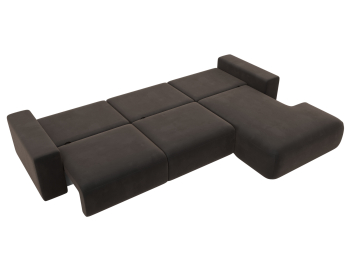 Диван угловой Лига-036 Классик Лонг правый угол, велюр