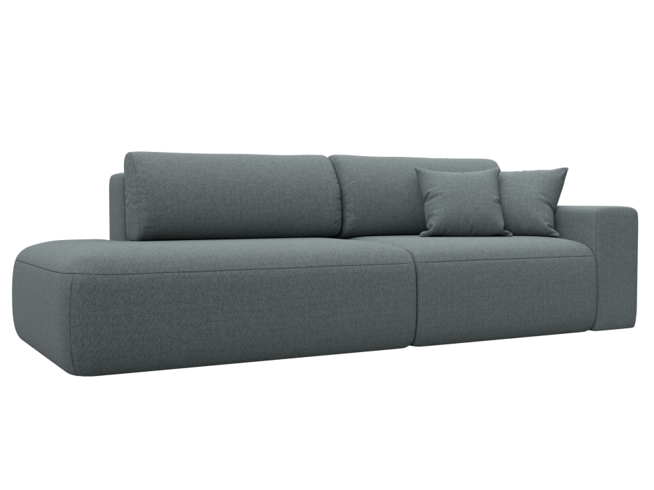 Диваны еврокнижки, Диван прямой Лига-036 НПБ Модерн подлокотник справа, рогожка Амур